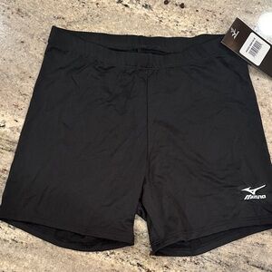 Mizuno Women’s Black Volleyball Athletic Shorts NWT